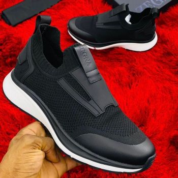 Zegna Slip-On Sneakers Black