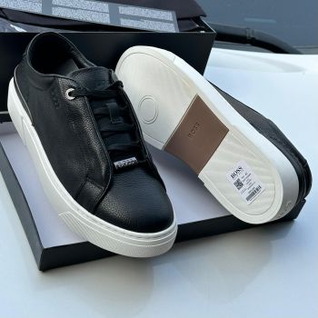 Hugo Boss Leather Sneakers Black