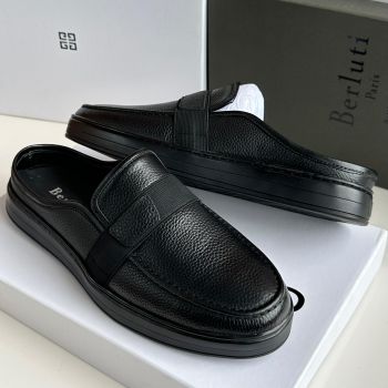 Berluti Leather Shoe Half shoes Black