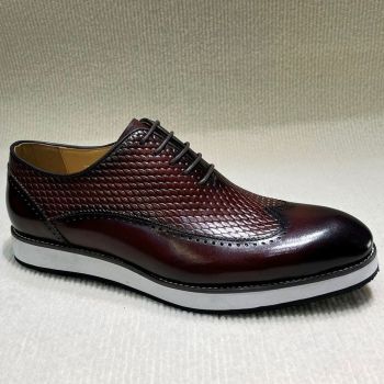 Berluti Leather Lace Up Shoe Coffee Brown