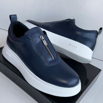 Hugo Boss Slip on Zip Up Blue