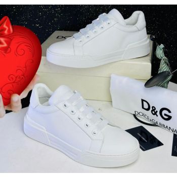 D & G Sneakers White