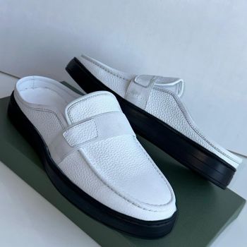 Berluti Leather Shoe Half shoes White