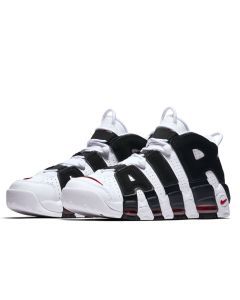 Nike Air More Uptempo 96 'White & University Red & Black