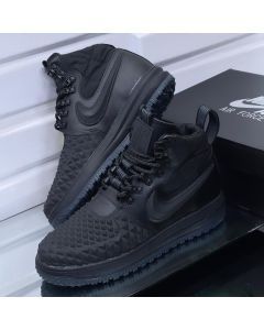 NIKE LUNAR FORCE 1 DUCKBOOT HIGH TOP Black