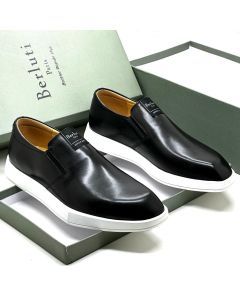 Berluti Leather Shoe Black