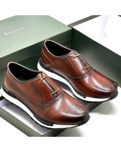 Berluti Leather Lace Up Shoe Brown