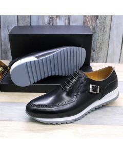 Berluti Lace Up Leather Shoe Black