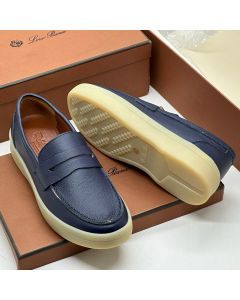 Loro Piana Loafers Navy Blue