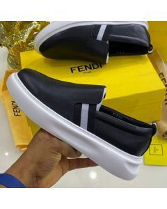 Fendi Leather Shoe Black