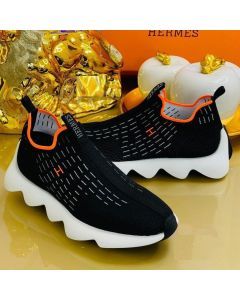 Hermes Sneakers Black White