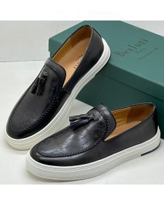 Berluti Design Leather Sneakers