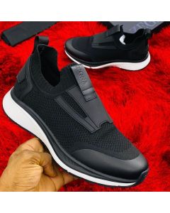 Zegna Slip-On Sneakers Black