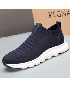 Zegna Slip-on  Sneakers  Navy Blue White