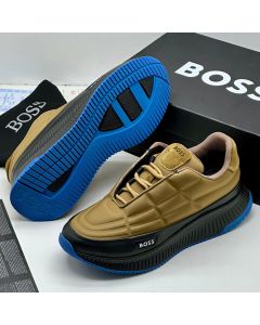 Hugo Boss Sneakers Black Brown