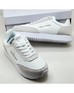 Calvin Klein Lace Up Sneakers  White
