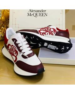 Alexander McQueen Sneakers Wine White