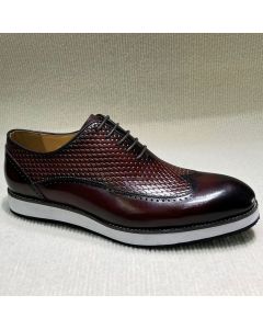Berluti Leather Lace Up Shoe Coffee Brown