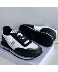 Givenchy Leather Sneakers Black White