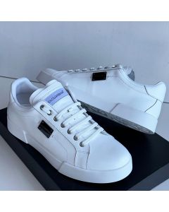 D & G Lace up Sneakers White