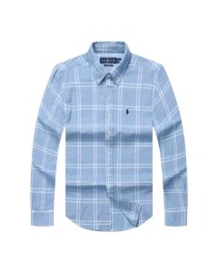 Prl Long Sleeve Checkered Shirt