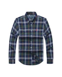 Prl Long Sleeve Checkered Shirt