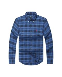 Prl Long Sleeve Checkered Shirt
