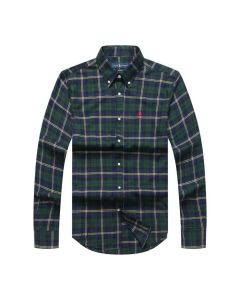 Prl Long Sleeve Checkered Shirt