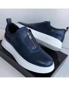 Hugo Boss Slip on Zip Up Blue