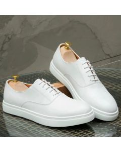 Berluti Leather Sneakers White