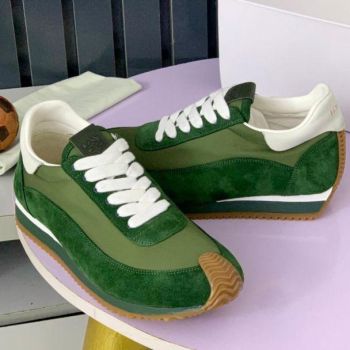 Loewe Flow Sneakers Green