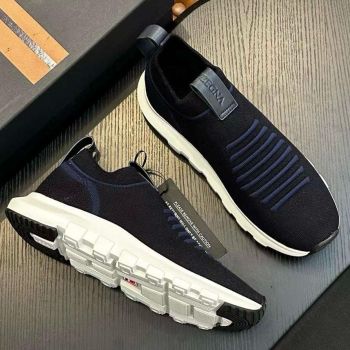 Zegna Sneakers Black White